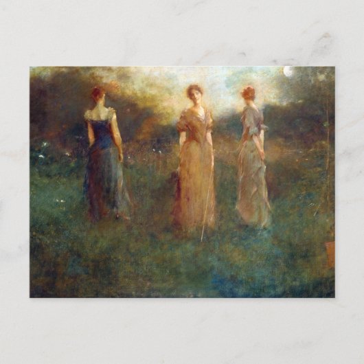 Thomas Wilmer im Garten Postkarte (Vorderseite)