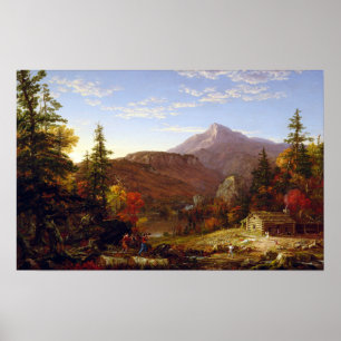 ThomasCole die Rückkehr des Jägers Poster