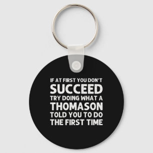 Thomason Funny Familienname Familienbaum Geburtsta Schlüsselanhänger
