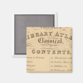 Thomas's Library Atlas Magnet (Vorderseite/Rückseite)