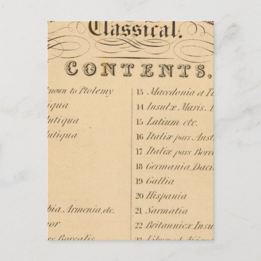 Thomas's Library Atlas Postkarte (Vorderseite)