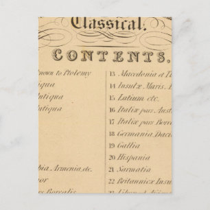 Thomas's Library Atlas Postkarte