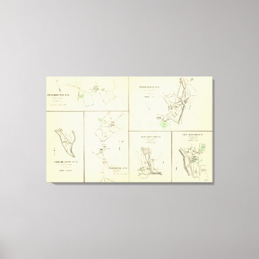 Thomaston PO Leinwanddruck (Vorderseite)