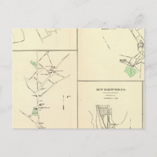 Thomaston PO Postkarte (Vorderseite)