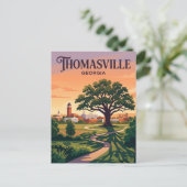 Thomasville USA Postkarte (Stehend Vorderseite)