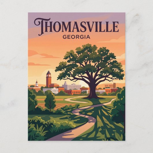 Thomasville USA Postkarte (Vorderseite)