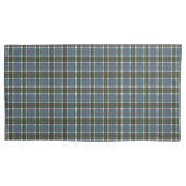 Thompson Blue Original Scottish Tartan Kissenbezug (Vorderseite-Links)
