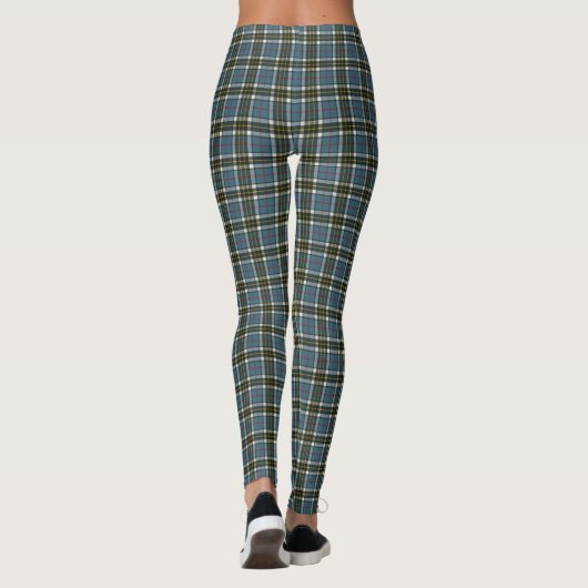 Thompson Blue Original Scottish Tartan Leggings (Rückseite)