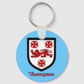 Thompson Faimly Shield Schlüsselanhänger (Vorderseite)