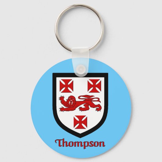 Thompson Faimly Shield Schlüsselanhänger (Vorderseite)