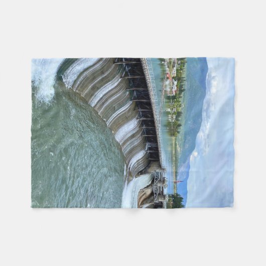 Thompson Falls Dam Fleecedecke (Vorderseite (Horizontal))