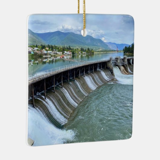 Thompson Falls Dam Keramikornament (Rechts)