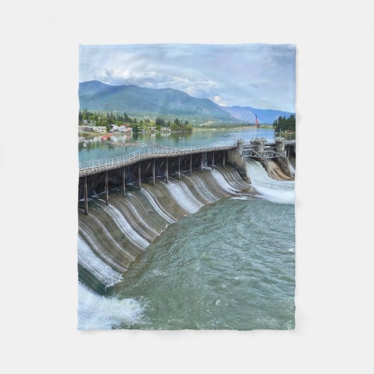 Thompson Falls Staudamm Fleecedecke (Vorderseite)