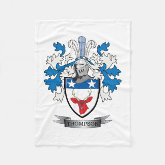 Thompson-Familienwappen-Wappen Fleecedecke