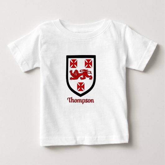Thompson Family Shield Baby T-shirt (Vorderseite)