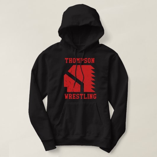 Thompson High School Wrestling (Vision Quest) Hoodie (Design vorne)