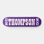 THOMPSON KC JMTSkateboard, 7¾" Deckbrett Skateboard (Horizontal)