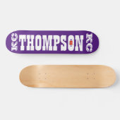 THOMPSON KC JMTSkateboard, 7¾" Deckbrett Skateboard (Horizontal)