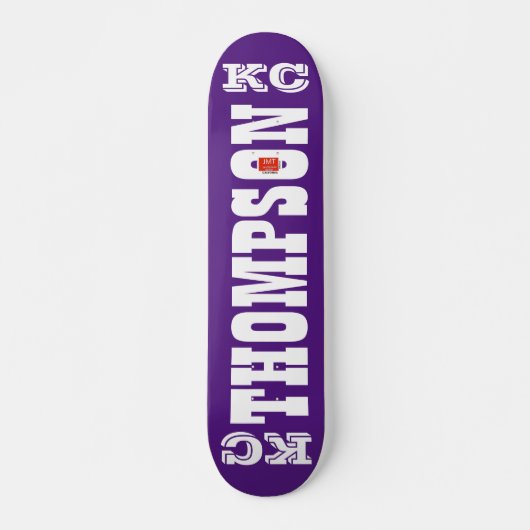THOMPSON KC JMTSkateboard, 7¾" Deckbrett Skateboard (Vorne)