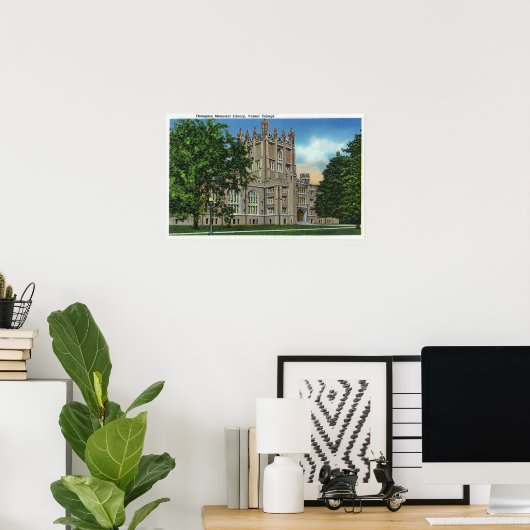 Thompson Memorial Library, Vassar Uni Poster (Heimbüro)