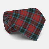 Thompson Red Modern Original Scottish Tartan Krawatte (Gerollt)