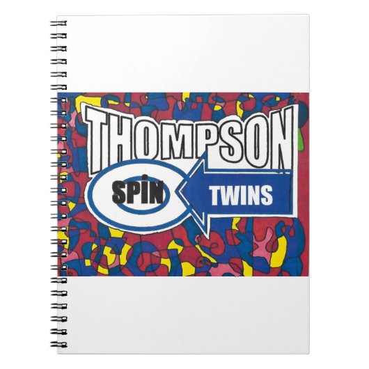 Thompson Spin Twins. Notizblock (Vorderseite)
