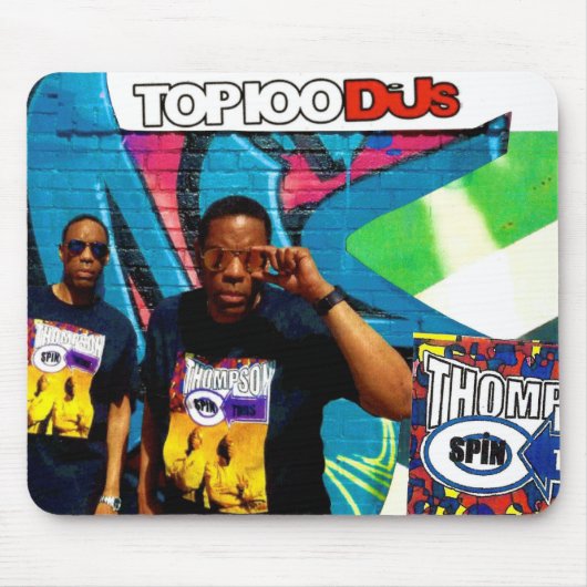 THOMPSON SPIN TWINS (OFFIZIELLE MERCHANDISE) TOUR MOUSEPAD (Vorne)