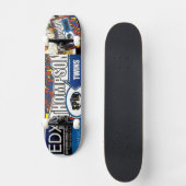 THOMPSON SPIN TWINS (OFFIZIELLE MERCHANDISE) TOUR SKATEBOARD (Vorderseite)
