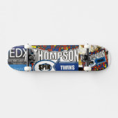 THOMPSON SPIN TWINS (OFFIZIELLE MERCHANDISE) TOUR SKATEBOARD (Horizontal)