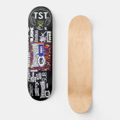 THOMPSON SPIN TWINS OFFIZIELLES Skateboard (Vorderseite)