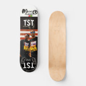 THOMPSON SPIN TWINS OFFIZIELLES Skateboard (Vorderseite)