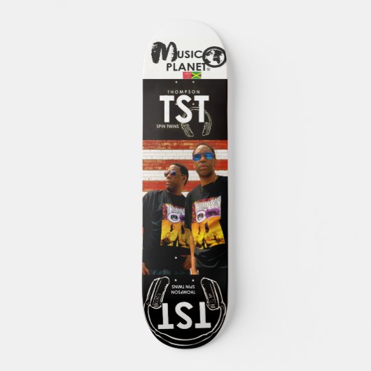 THOMPSON SPIN TWINS OFFIZIELLES Skateboard (Vorderseite)