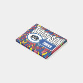 Thompson Spin Twins. Post-it Klebezettel (angewinkelt)