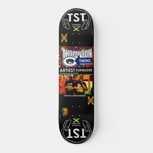 THOMPSON SPIN TWINS Skateboard (Vorderseite)