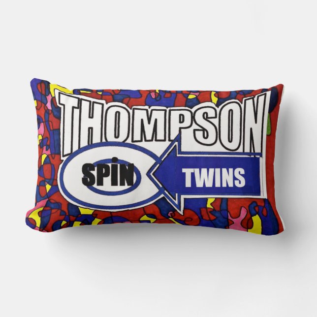 THOMPSON SPIN TWINS Throw Kissen (Vorderseite)