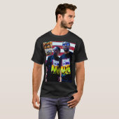 THOMPSON SPINNT ZWEI. Basic Dunkles T-Shirt (Vorne ganz)