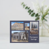 Thompson Springs Modern Ghost Town, Utah Postkarte (Stehend Vorderseite)