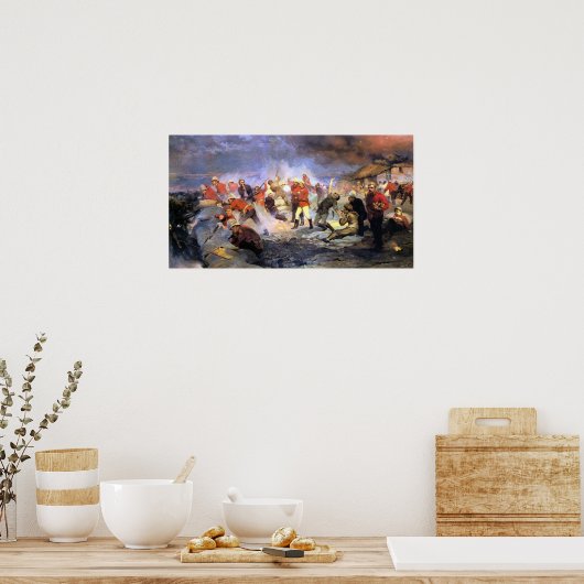 Thompson - Verteidigung von Rorkes Drift Poster (Küche)