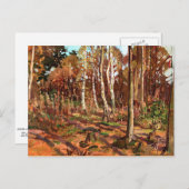 Thomson - Blick auf den Algonquin Park Postkarte (Vorne/Hinten)