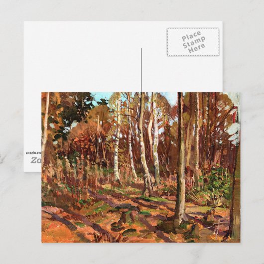 Thomson - Blick auf den Algonquin Park Postkarte (Vorne/Hinten)