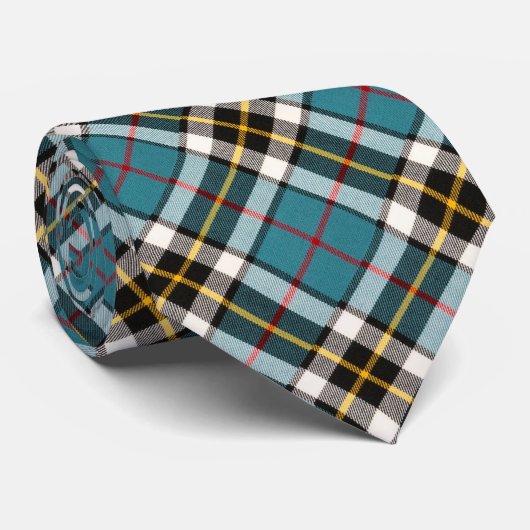 Thomson Blue Original Scottish Tartan Neck Tie Krawatte (Gerollt)