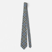 Thomson Blue Original Scottish Tartan Neck Tie Krawatte (Vorderseite)