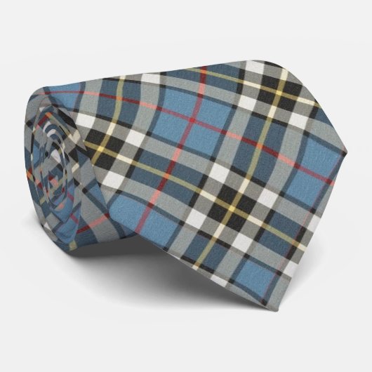 Thomson Blue Original Scottish Tartan Neck Tie Krawatte (Gerollt)