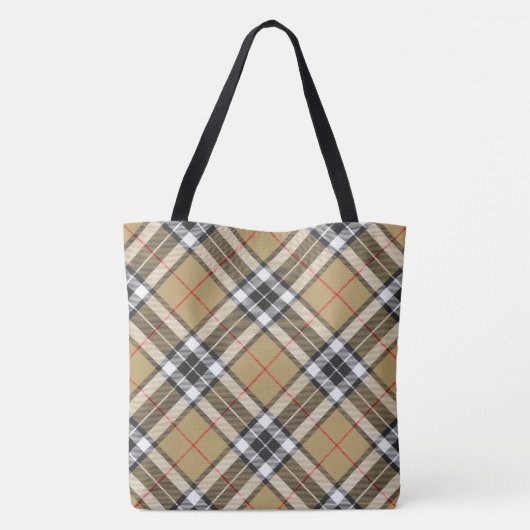 Thomson Camel Tartan Kariert Pattern Family Fashio Tasche (Rückseite)
