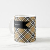 Thomson Camel Tartan Kariert Pattern Family Mode Kaffeetasse (Vorderseite Links)