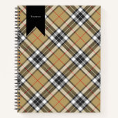 Thomson Camel Tartan Kariert Pattern Family Mode Notizblock (Vorderseite)