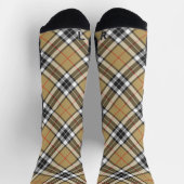 Thomson Camel Tartan Kariert Pattern Family Mode Socken (Oben)
