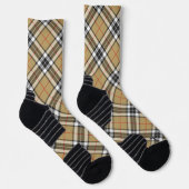 Thomson Camel Tartan Kariert Pattern Family Mode Socken (Rechts)