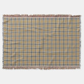 Thomson Camel Tartan Kariertes Muster Familienmode Decke (Vorderseite)