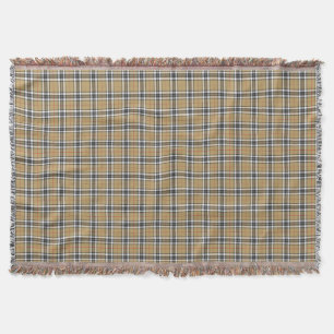 Thomson Camel Tartan Kariertes Muster Familienmode Decke